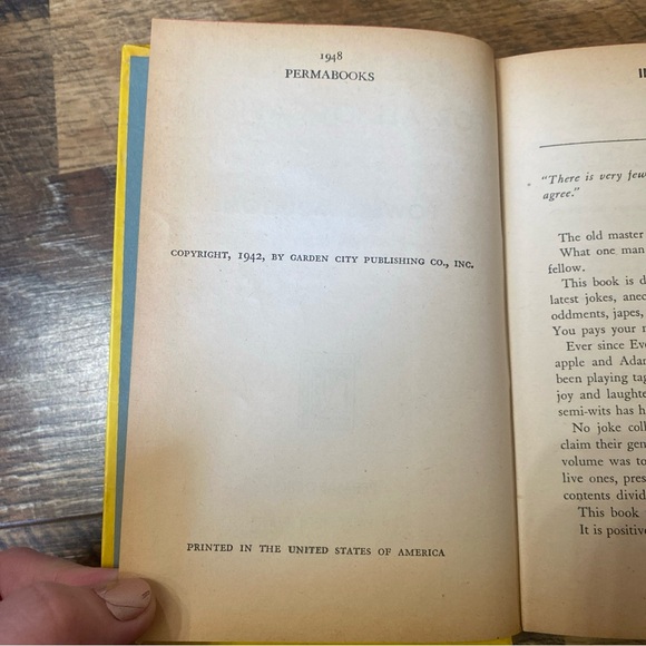 Best jokes For All Occasions By Powers Moulton Copyright 1942 Wit Humor Funny - Picture 8 of 8